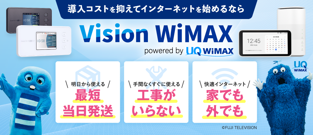 Vision WiMAX会社のバナー画像