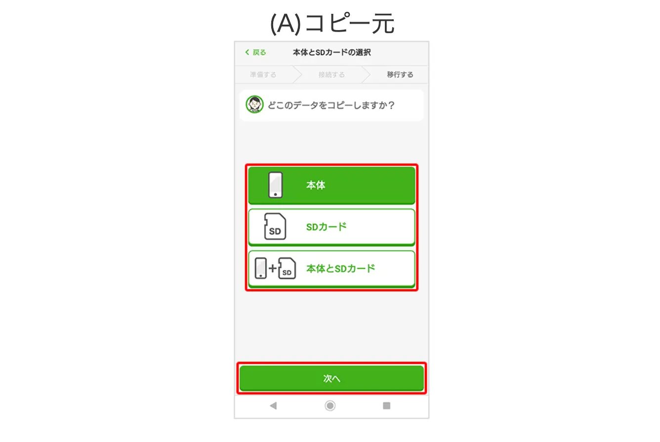 かんたんデータコピーアプリを使う方法