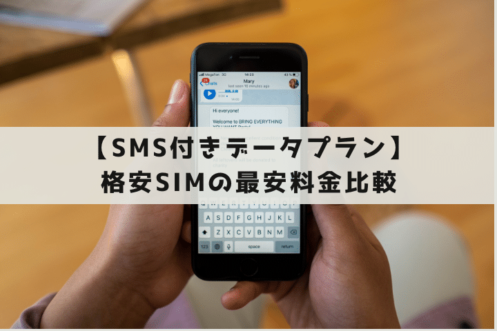 SMS付きデータプラン