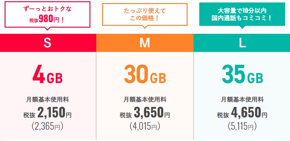 ワイモバイル